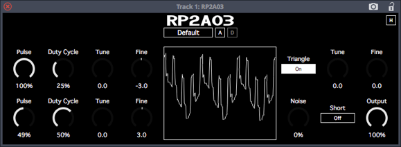 RP2A03 screen