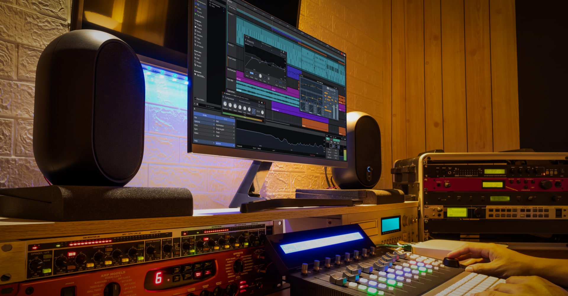 Waveform studio desk